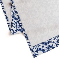 shibori tic tac toe indigo