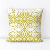 shibori circleflower lime