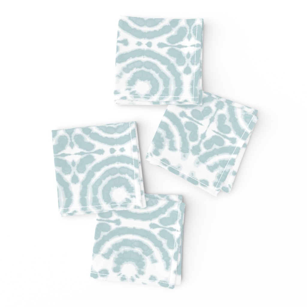 shibori circleflower ice blue