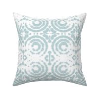 shibori circleflower ice blue