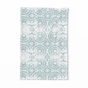 shibori circleflower ice blue