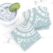 shibori circle of life ice blue