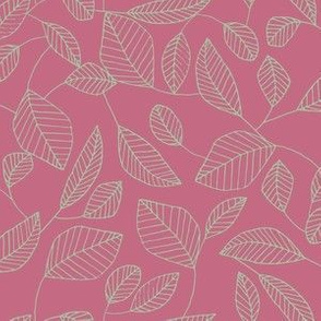 Leafy Line (Pink)