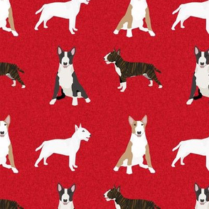 bull terrier pet quilt a dog breed fabric quilt coordinate