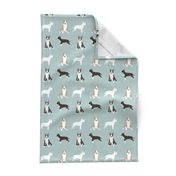 bull terrier pet quilt b dog breed fabric quilt coordinate