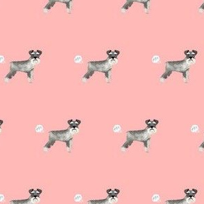 schnauzer funny dog fart fabric pets pure breed dogs pink