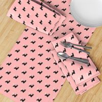 scottie funny dog fart fabric pets pure breed dogs pink