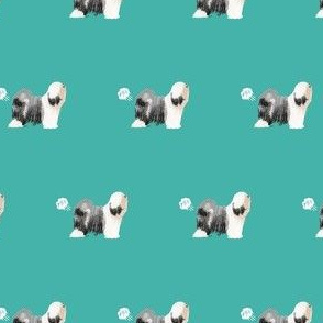 tibetan terrier funny dog fart fabric pets pure breed dogs teal