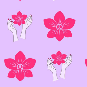 Holy orchid pattern (Shiva)