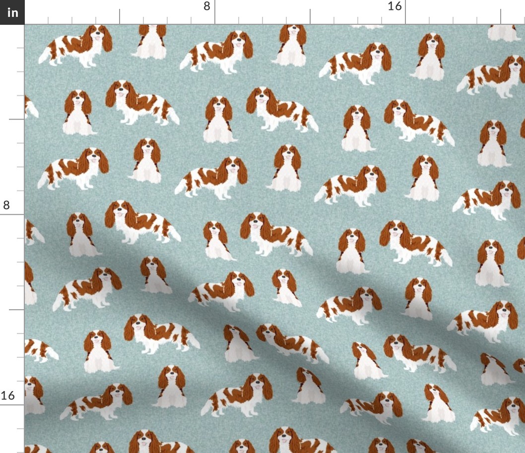 cavalier king charles spaniel blenheim pet quilt b collection coordinate