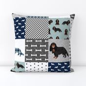 cavalier king charles spaniel black and tan pet quilt b collection cheater quilt