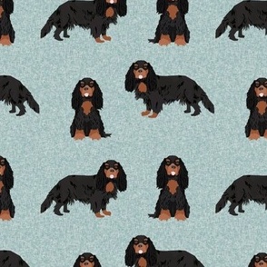 cavalier king charles spaniel black and tan pet quilt b collection coordinate
