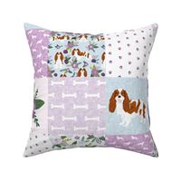 cavalier king charles spaniel blenheim pet quilt c cheater quilt collection