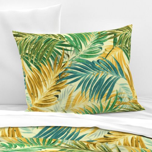 Palm Leaves in yellow