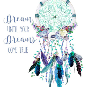 27"x36" Dream Until Your Dreams Come True / 2 to 1 Yard of Minky