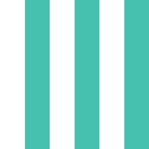 wide stripe-aqua