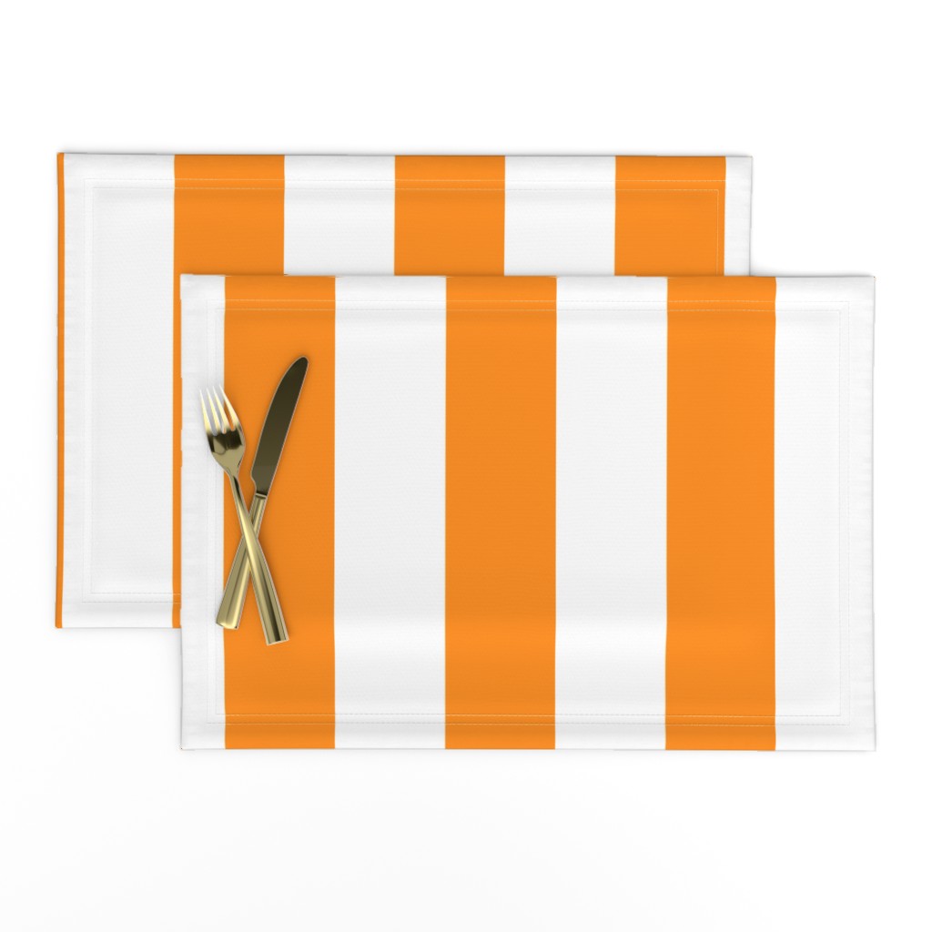 wide stripe-tangerine