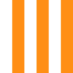 wide stripe-tangerine