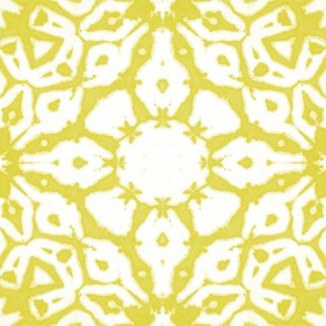 shibori starflowers lime