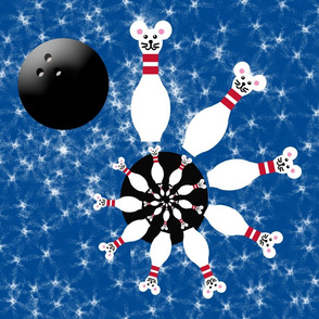 Mouse Bowling (Please note:No mice were injured in the creation of this design)