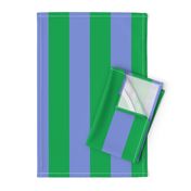 wide stripe-green/periwinkle