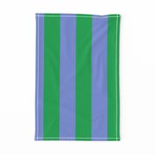 wide stripe-green/periwinkle