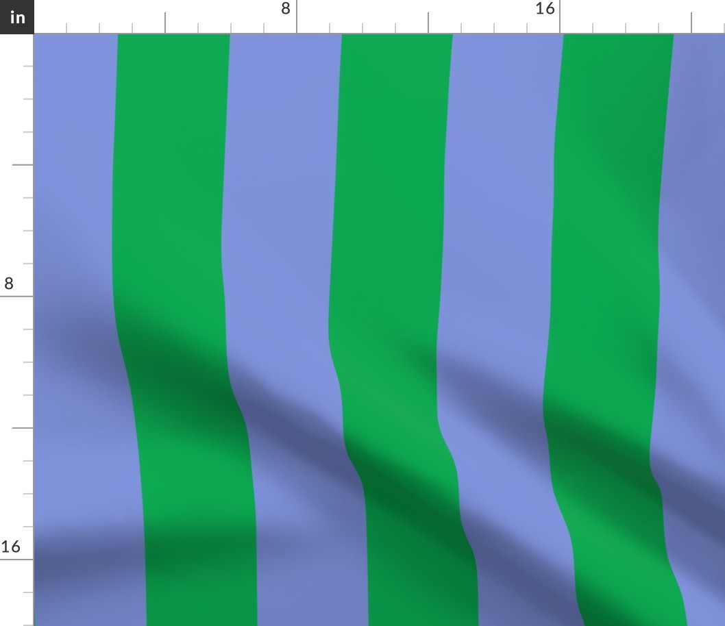 wide stripe-green/periwinkle