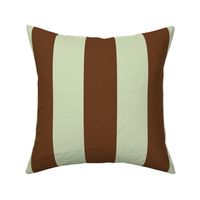 wide stripe-light green/brown