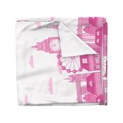 HUGE Pink London 56x36