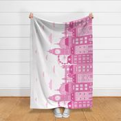 HUGE Pink London 56x36