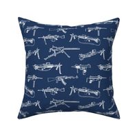 Machine Guns on Navy // Large