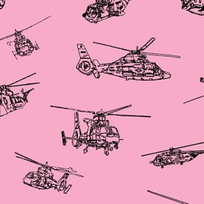   Choppers on Pink // Large