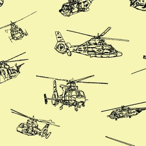   Choppers on Yellow // Large
