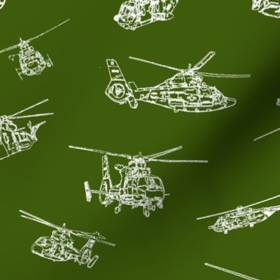   Choppers on Green // Large