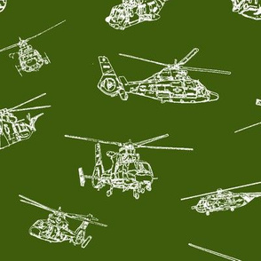   Choppers on Green // Large