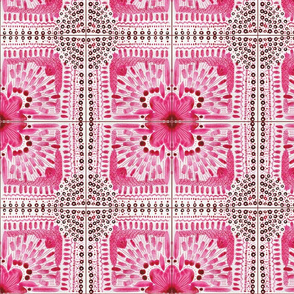 Monochrome Pink tiles