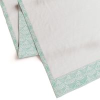 Herb-dill batik (white-mint)