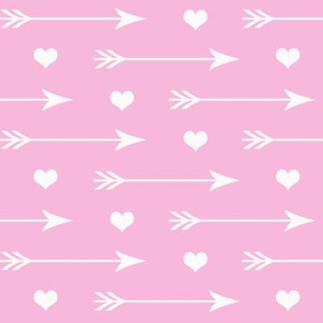 Hearts And Arrows Soft Pink