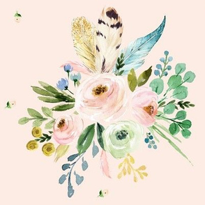 8" Spring Time Dream Catcher Bouquet / Sweet Cream Background