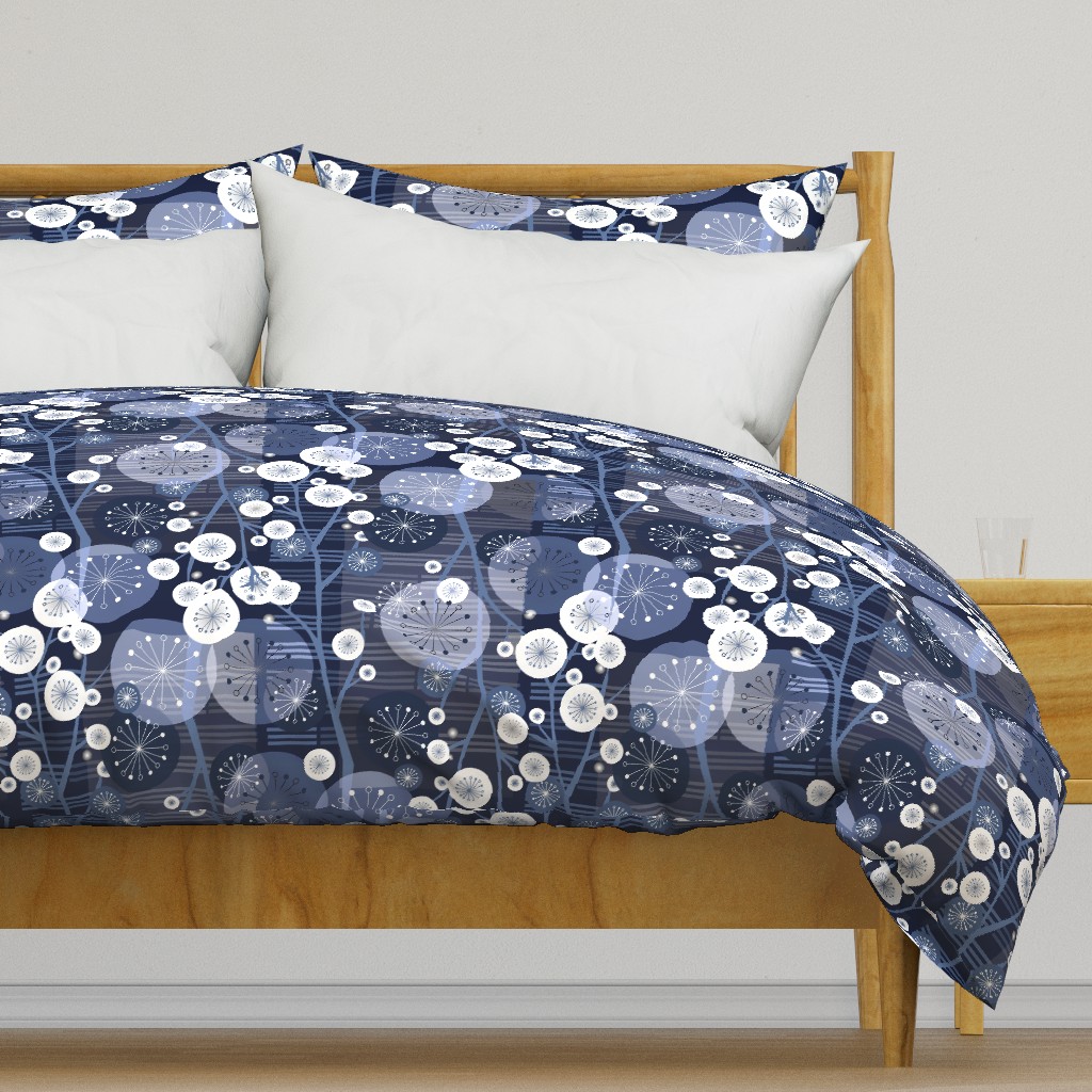 Suki Floral Midnight Blue