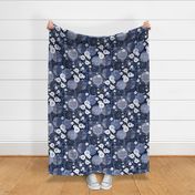 Suki Floral Midnight Blue