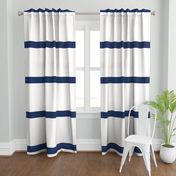 blue on cream horiz stripe curtain full length-01