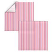 pink stripe // Candy Pink Stripe border Yard of pink stripes with chevron border