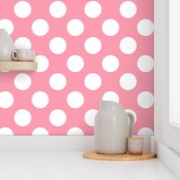 Pink Polka dots // Ice cream shades of pink