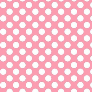 Pink Polka dots // Ice cream shades of pink