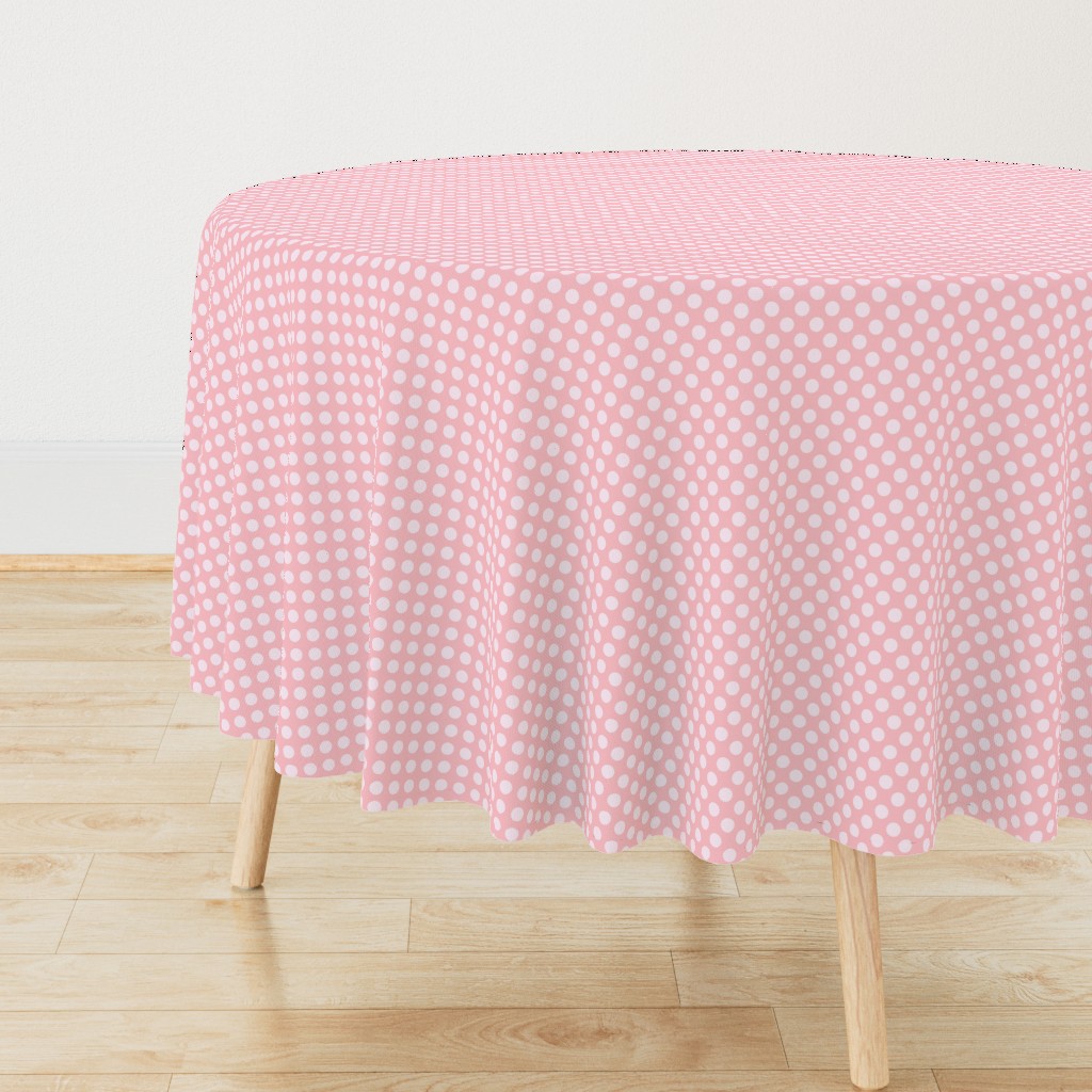 Pink Polka dots // Ice cream shades of pink