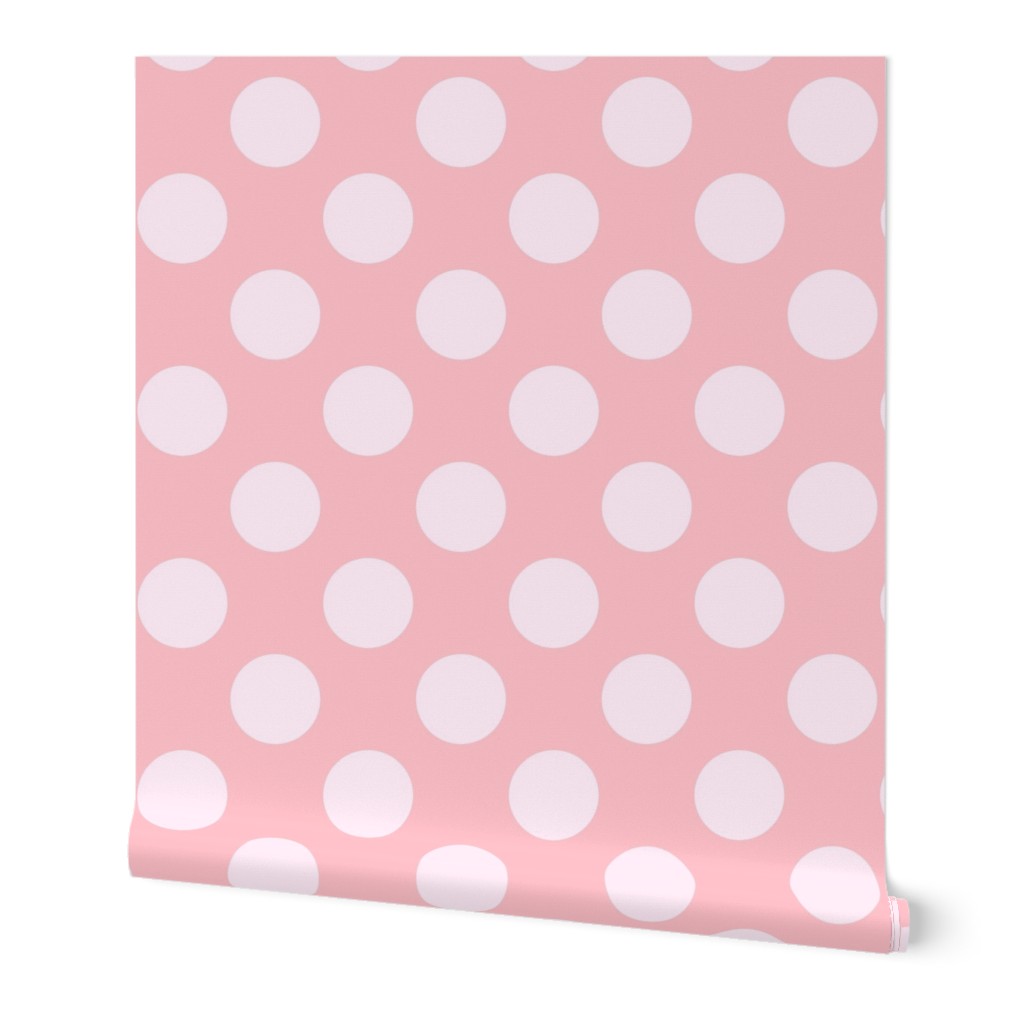 Pink Polka dots // Ice cream shades of pink