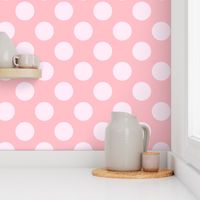 Pink Polka dots // Ice cream shades of pink