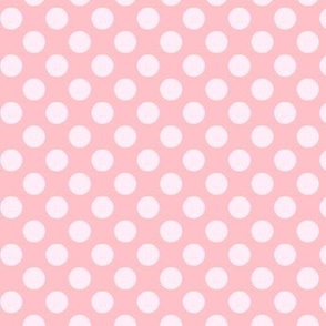 Pink Polka dots // Ice cream shades of pink