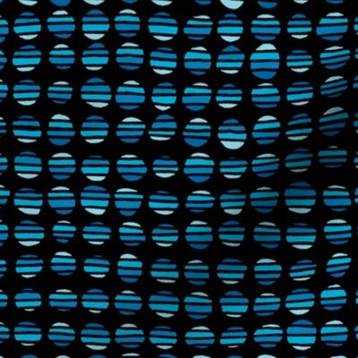 Stripe The Dots - Bright Blue